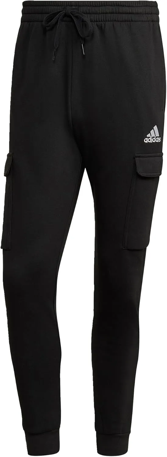 adidas Men's Essentials Fleece Regular Tapered Cargo Pants