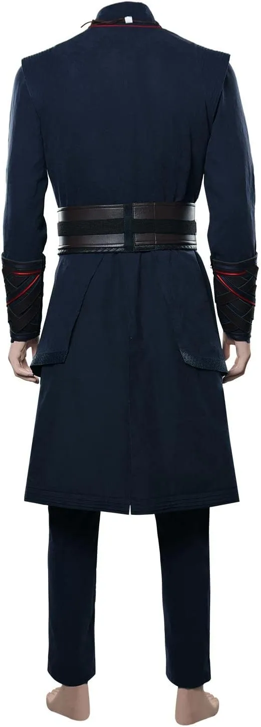 Adult Costume Cosplay Shirt Pants Robe Coat Necklace Outfits with Cape Cloak