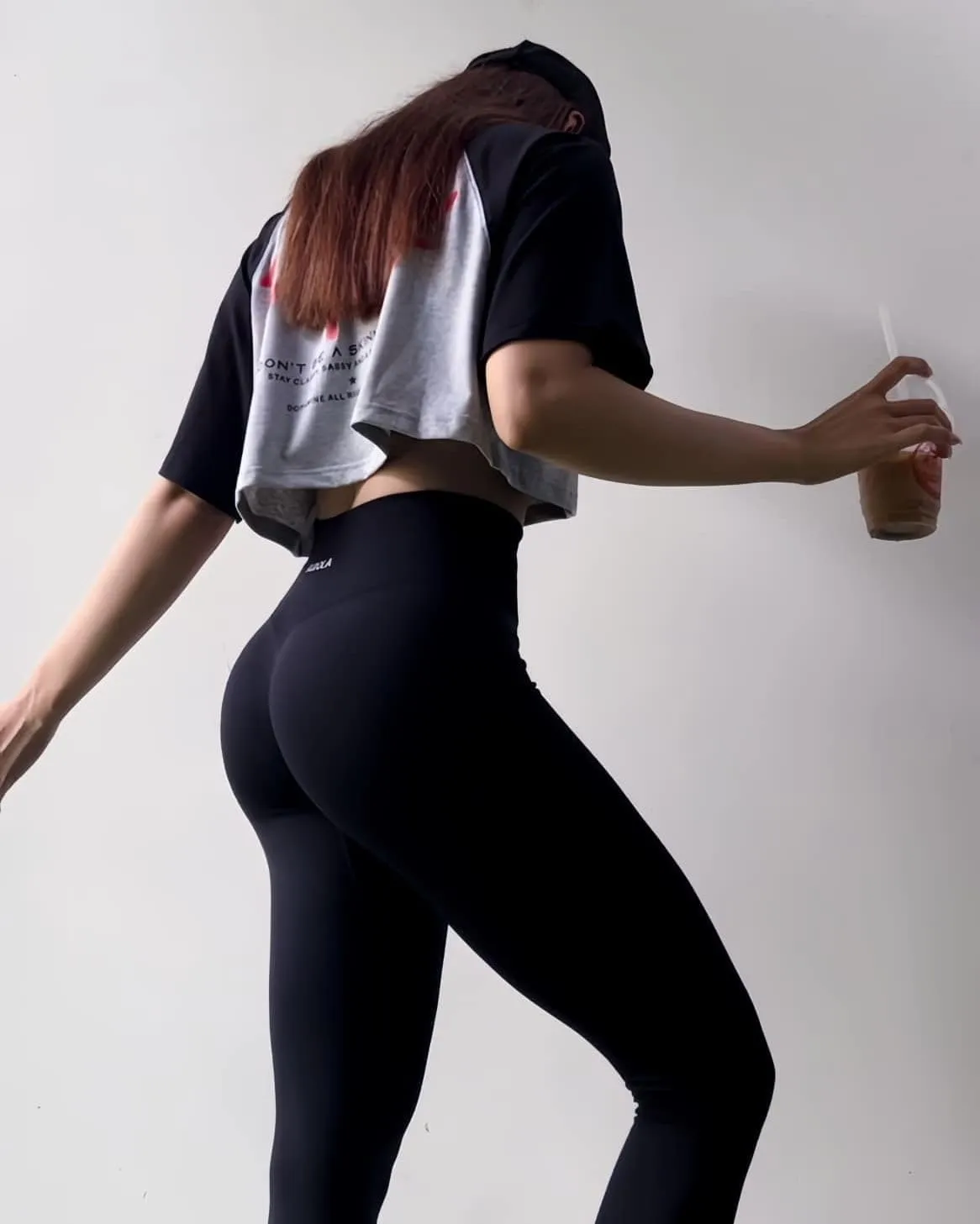 AUROLA Power Workout Leggings for Women Tummy Control Squat Proof Ribbed Thick Seamless Scrunch Active Pants