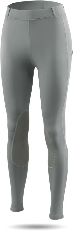 baleaf Women's Riding Pants Equestrian Breeches Knee-Patch Horse Riding Tights Horseback Belt Loops Pockets UPF50 