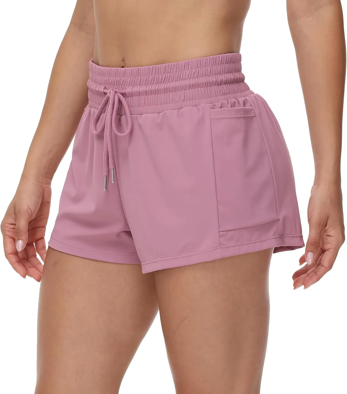 Blaosn Flowy Running Shorts for Women Workout Athletic Gym Yoga Golf Skort Skirt High Waisted Pants Cute Clothes Summer
