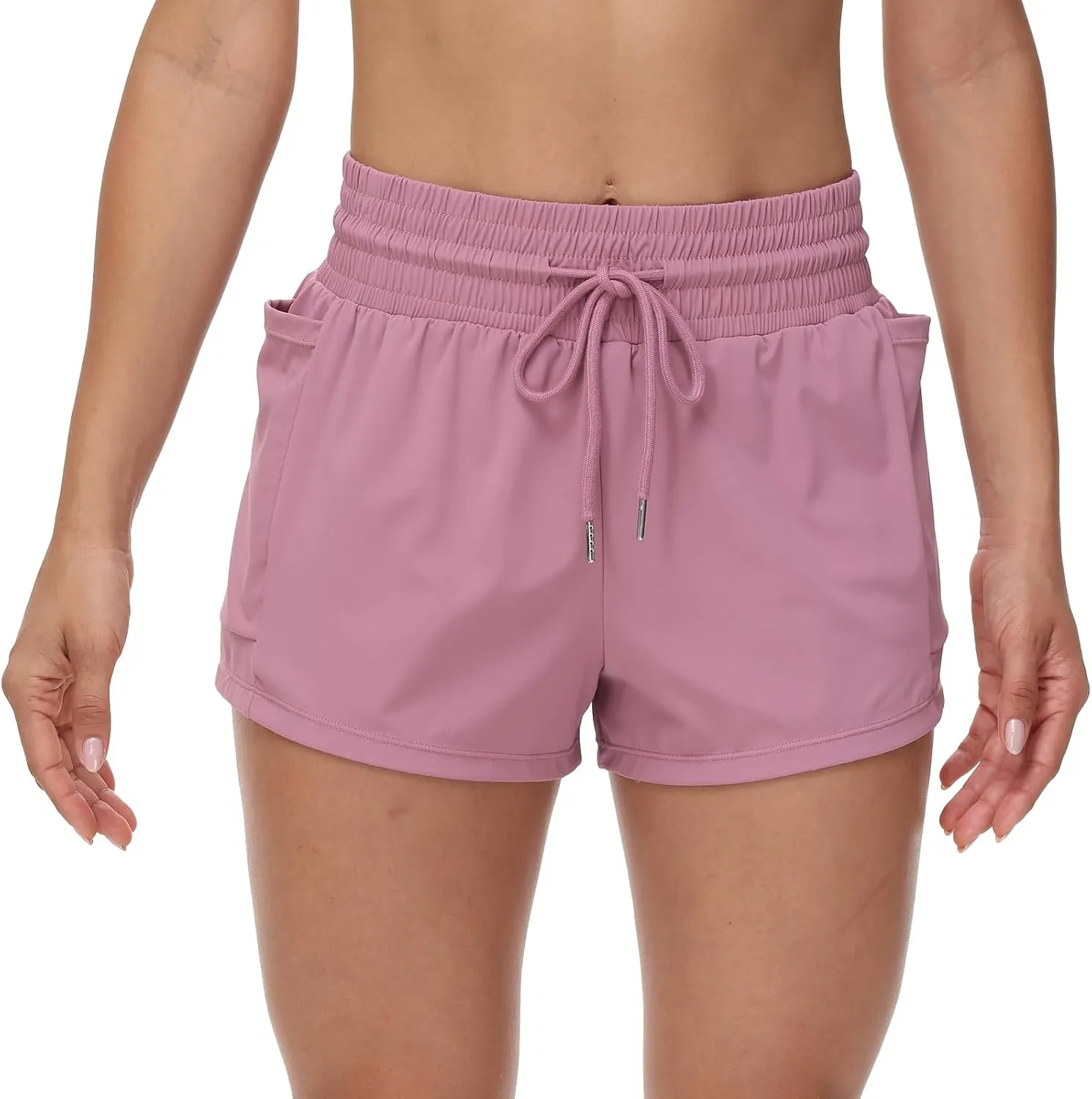 Blaosn Flowy Running Shorts for Women Workout Athletic Gym Yoga Golf Skort Skirt High Waisted Pants Cute Clothes Summer
