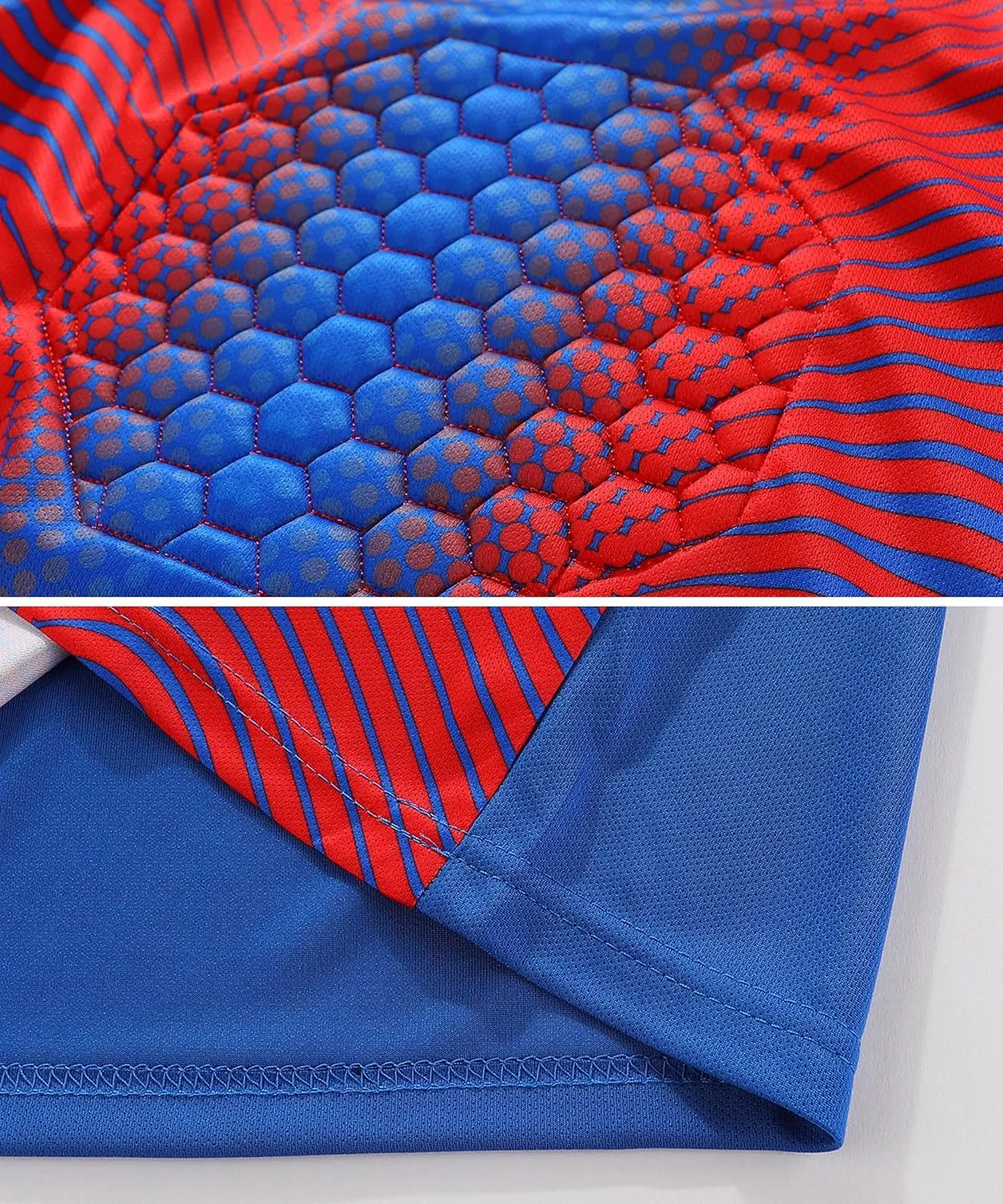 Boys Padded Goalkeeper Soccer Jersey and Pants Long Sleeve Goalie Uniform Kit for Kids and Youth