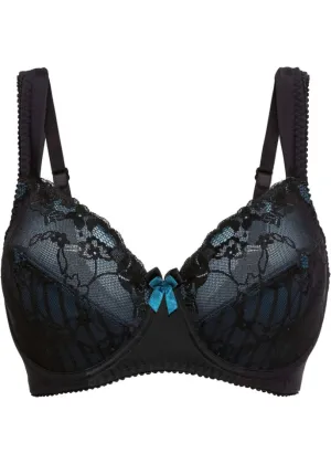 Bpc Selection Recycled Polyamide Underwire Minimizer Bra, Blue