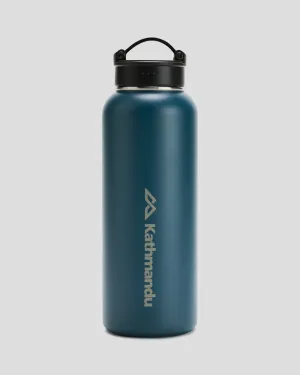 Carry Handle Insulated Drink Bottle - 1.2L - Deep Sea Blue