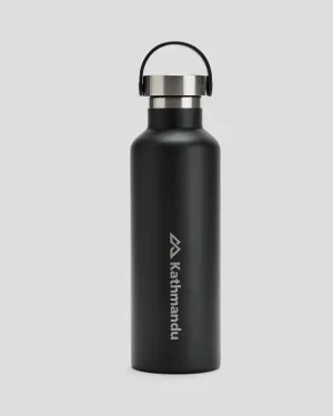 Carry Handle Insulated Drink Bottle - 750 ml - Black Stingray