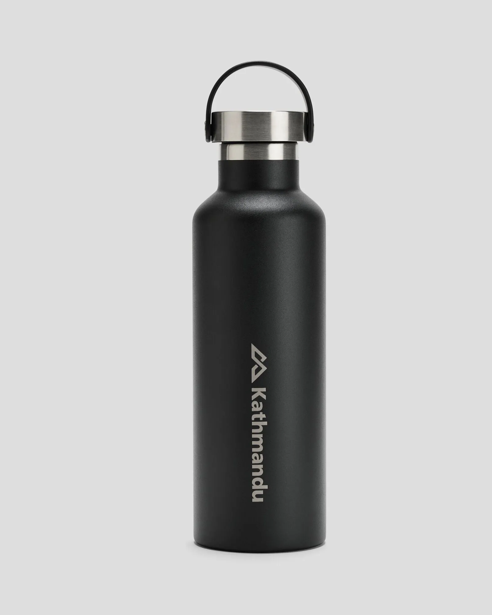 Carry Handle Insulated Drink Bottle - 750 ml - Black Stingray
