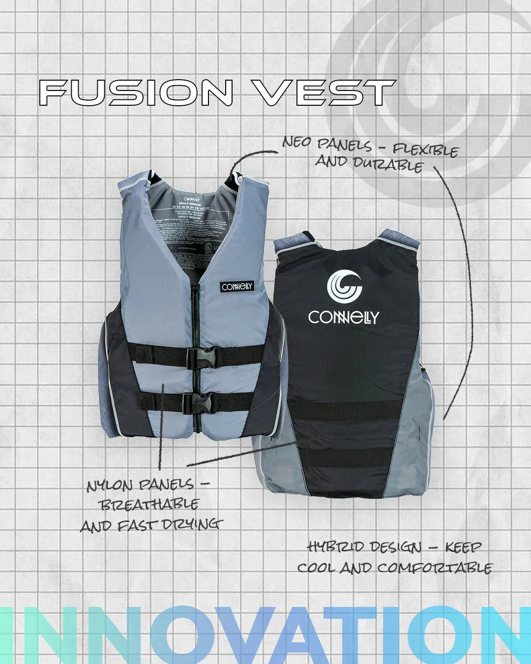 Connelly Men's 4B Fusion Nylon CGA Vest