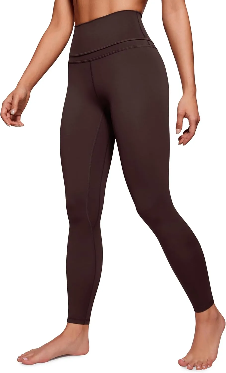 CRZ YOGA Women's Naked Feeling I Workout Leggings 28 Inches - High Waisted Full-Length Yoga Pants