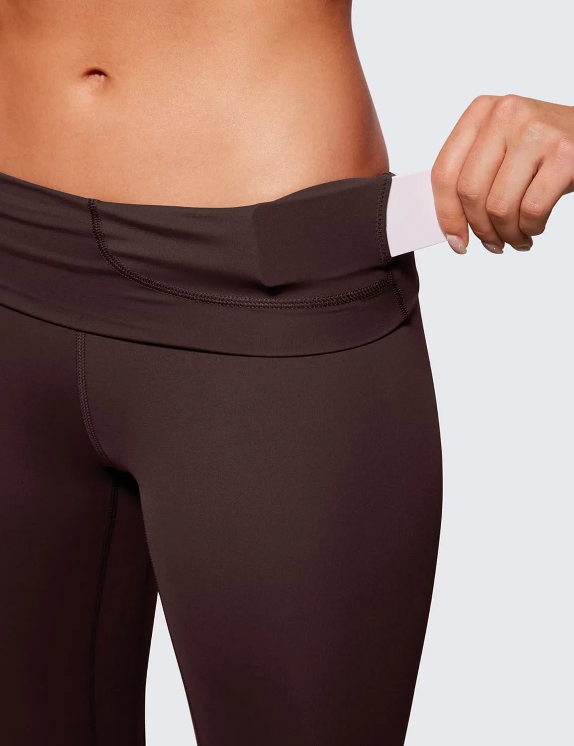 CRZ YOGA Women's Naked Feeling I Workout Leggings 28 Inches - High Waisted Full-Length Yoga Pants