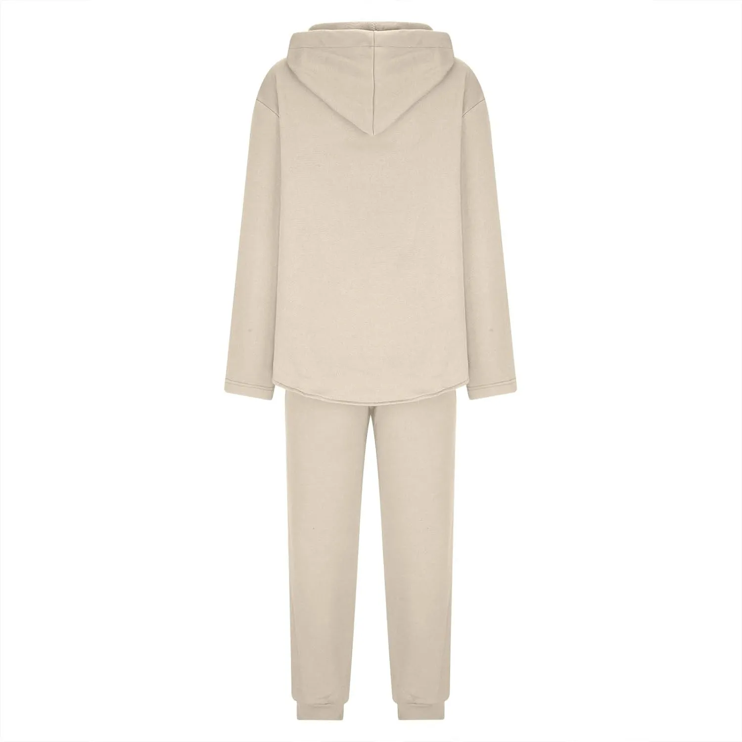 DOLKFU Womens 2 Piece Outfits Half Zip Oversized Pullover Sweatsuit with Pockets High Waist Sweatpants Tacksuit