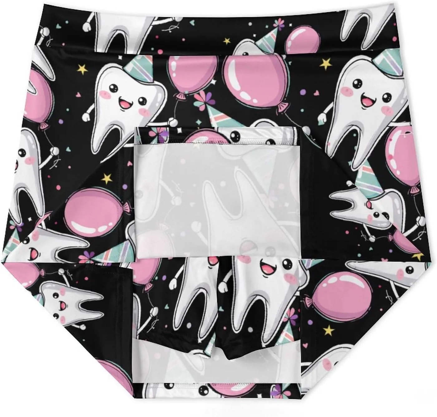 Funny Tooth Women's Skort Athletic Skirt Golf Skorts A-line Skirts with Built-in Shorts Pockets