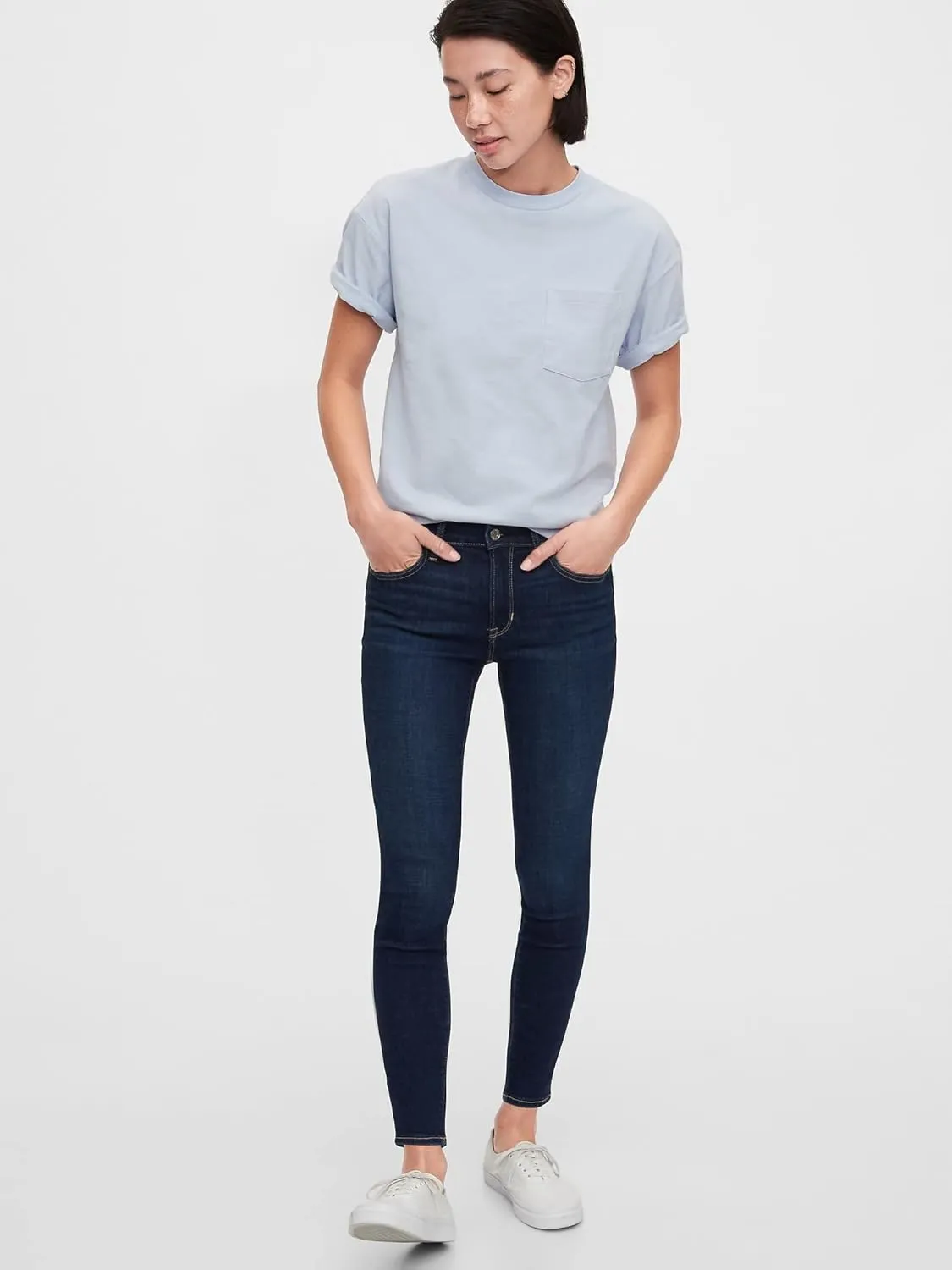 GAP Women's Mid Rise Legging Pant