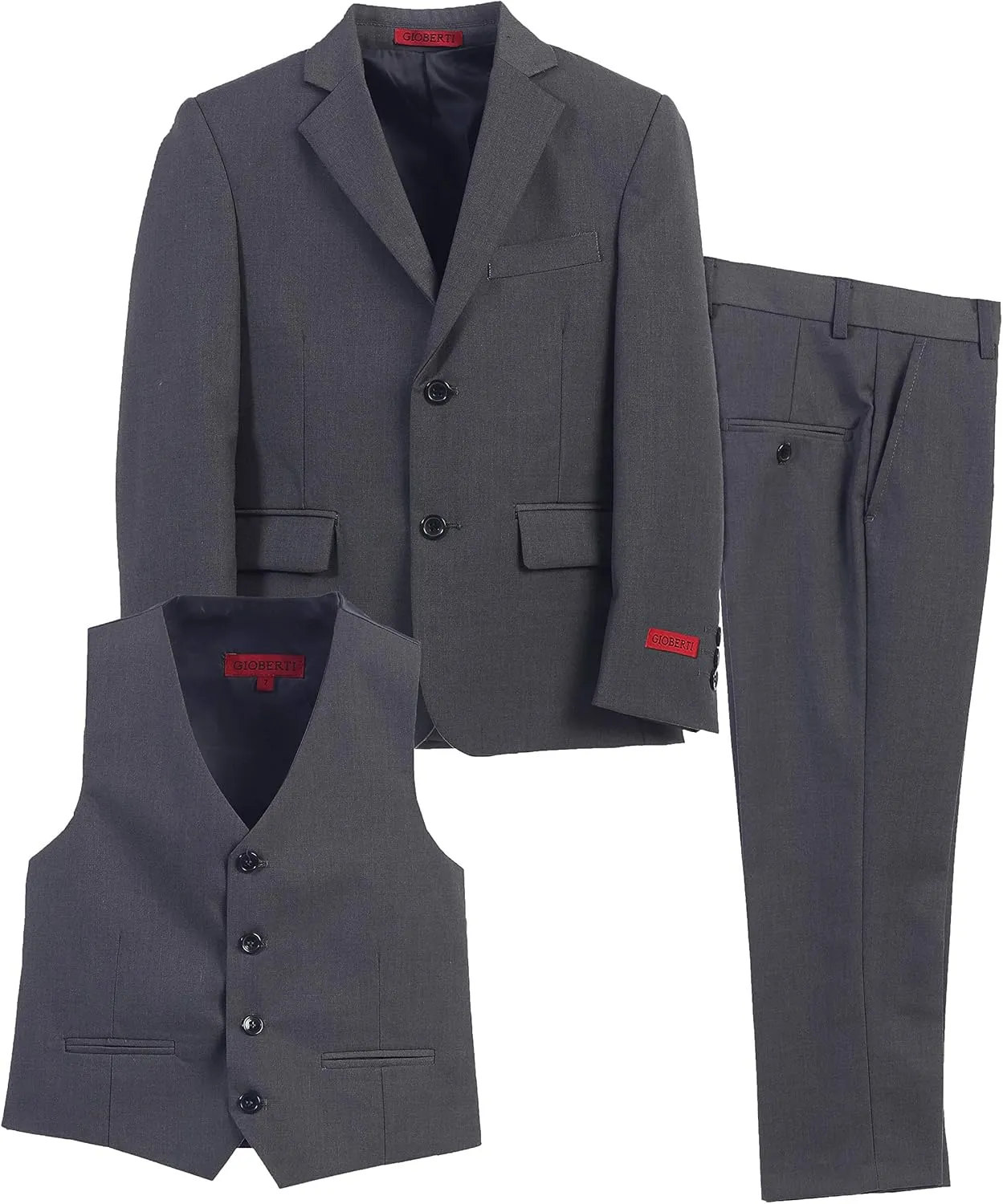 Gioberti Kids and Boy's Formal Dress Suit Set Outfit