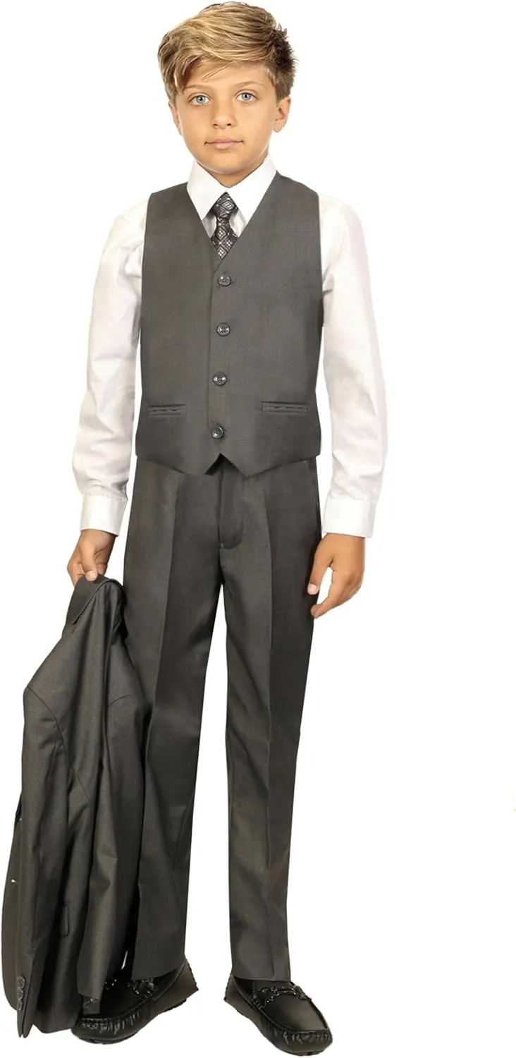 Gioberti Kids and Boy's Formal Dress Suit Set Outfit