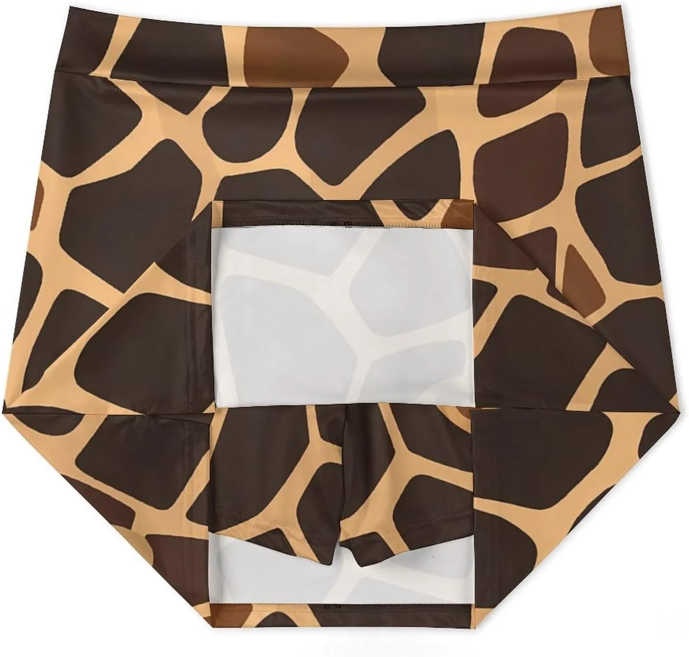 Giraffe Pattern Women's Skort Athletic Skirt Golf Skorts A-line Skirts with Built-in Shorts Pockets