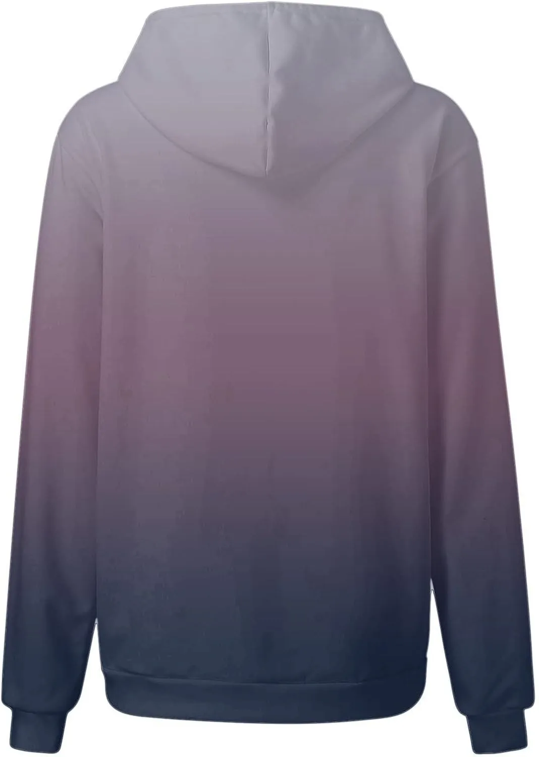 Gradient Oversized Sweatshirts for Women Loose Fit Casual Y2k Hoodies Long Sleeve Hooded Sweatshirt Trendy Pullover
