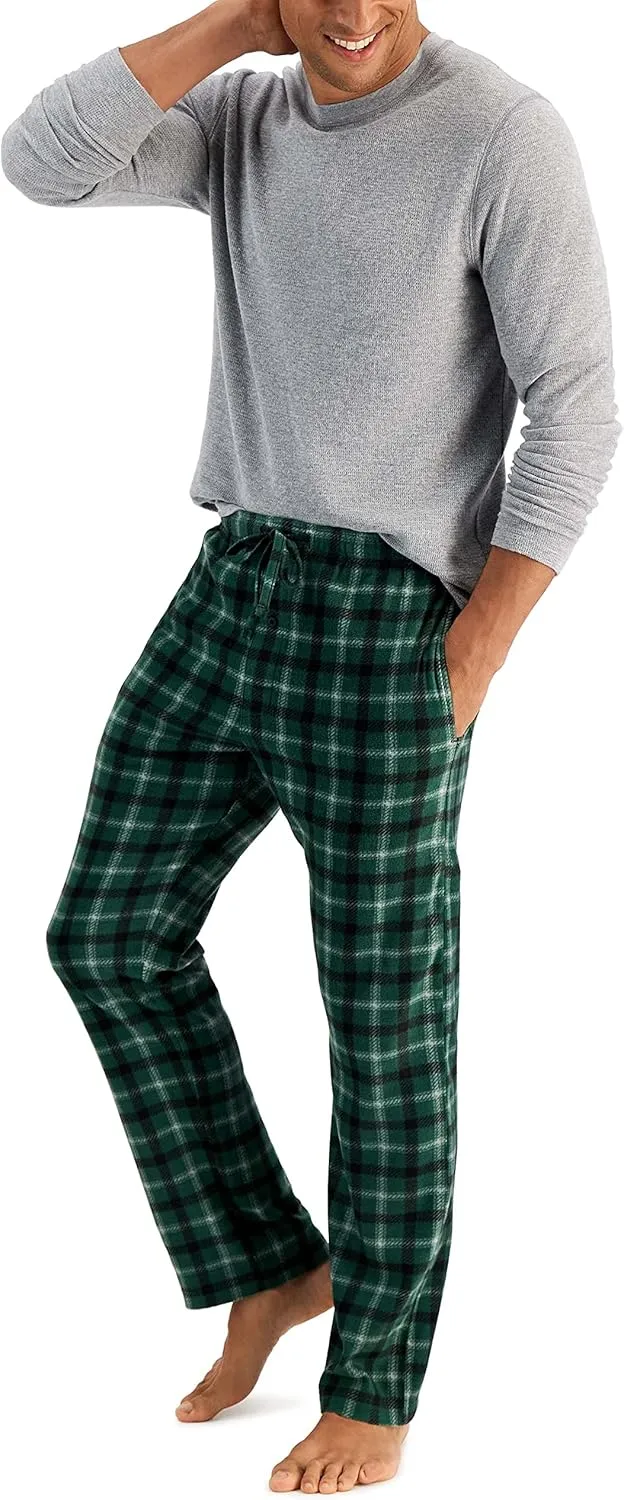 Hanes Men's Microfleece Plaid Sleep Pant