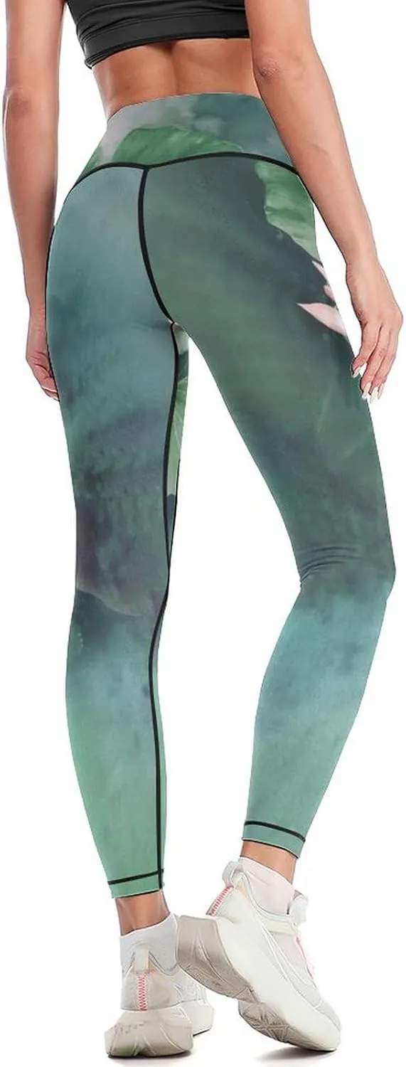 High Waisted Yoga Pants for Women Tummy Control 4 Way Stretch Running Workout Leggings Athletic Yoga Pants
