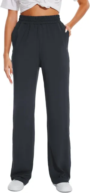 HOdo 32"/34"/36" Inseam Womens Tall Yoga Sweatpants Quick Dry Long Joggers Lounge Yoga Pants with Pockets