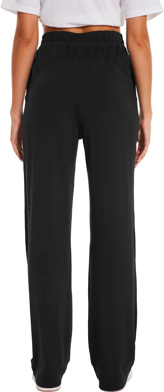 HOdo 32"/34"/36" Inseam Womens Tall Yoga Sweatpants Quick Dry Long Joggers Lounge Yoga Pants with Pockets