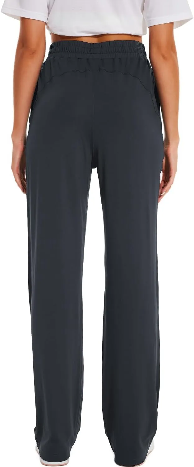 HOdo 32"/34"/36" Inseam Womens Tall Yoga Sweatpants Quick Dry Long Joggers Lounge Yoga Pants with Pockets