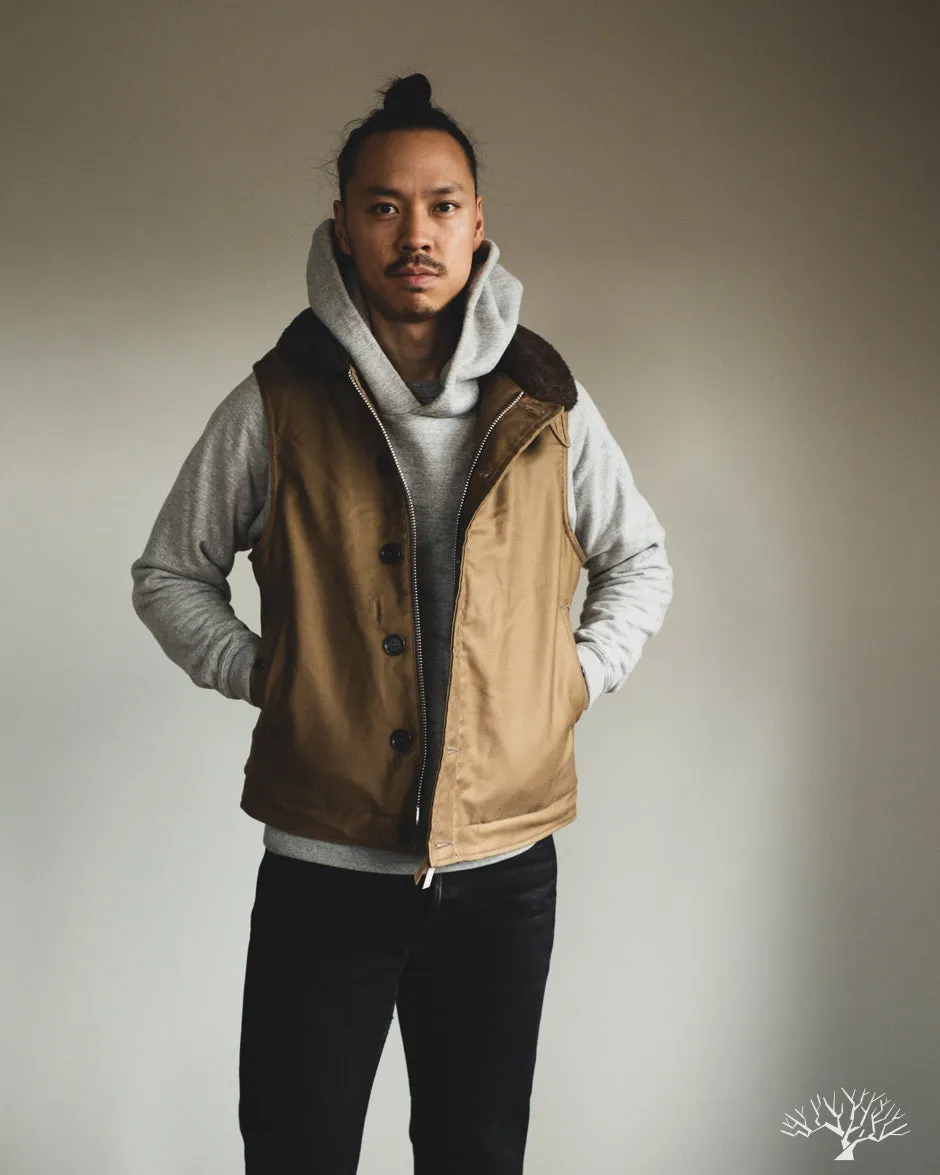 IHV-46-KHA - Whipcord N1 Deck Vest - Khaki