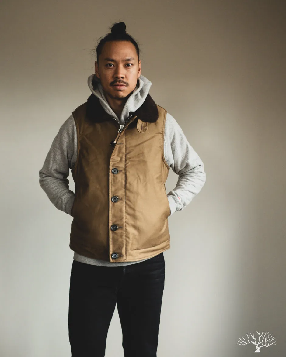IHV-46-KHA - Whipcord N1 Deck Vest - Khaki