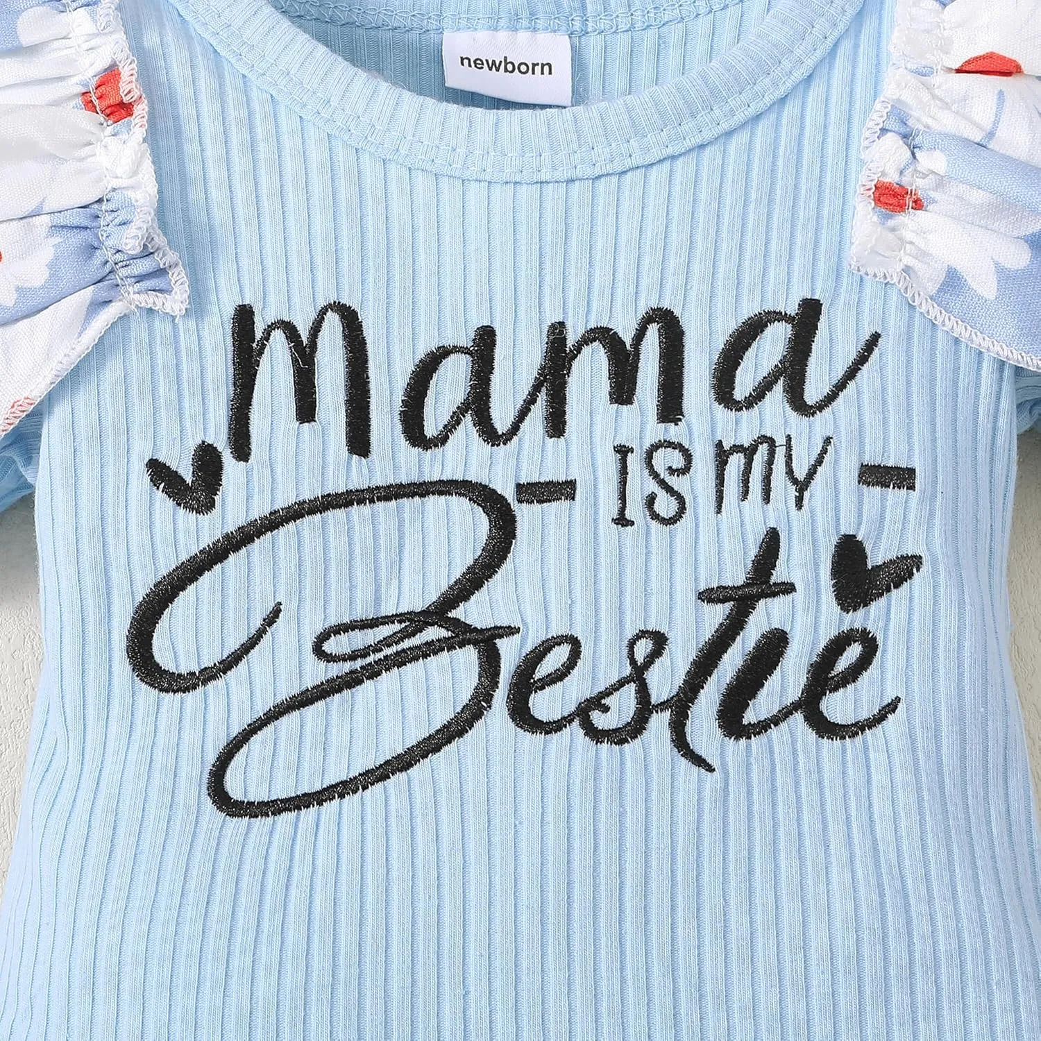 Infant Baby Girl Clothes Newborn Girl Outfit Long Sleeve Romper Pants Set Cute Baby Clothes for Girls Fall/Winter
