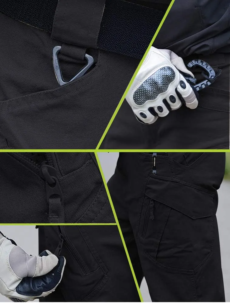 LABEYZON Men's Casual Cargo Work Pants Outdoor Lightweight Military Tactcial Pants for Men with 9 Pockets