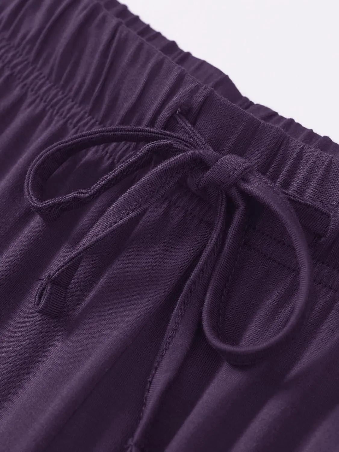Latuza Women's Plus Size Capri Pajama Pants Comfy Wide Leg Lounge Capris