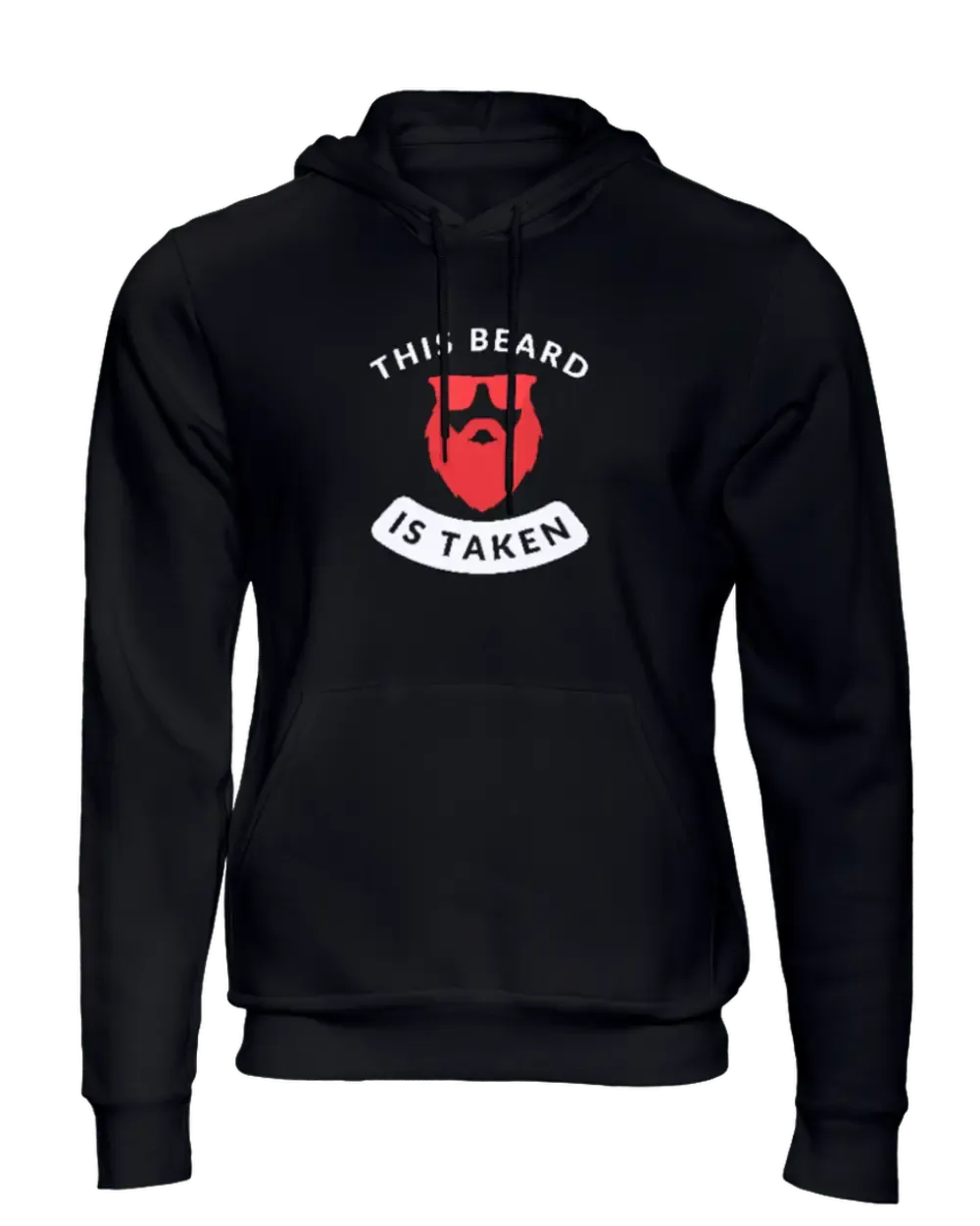 Loved By A Bearded Man/This Beard is Taken Couple Hoodie