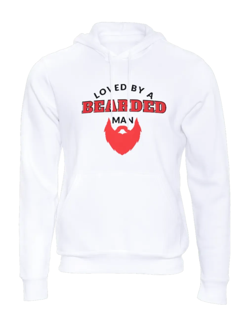 Loved By A Bearded Man/This Beard is Taken Couple Hoodie