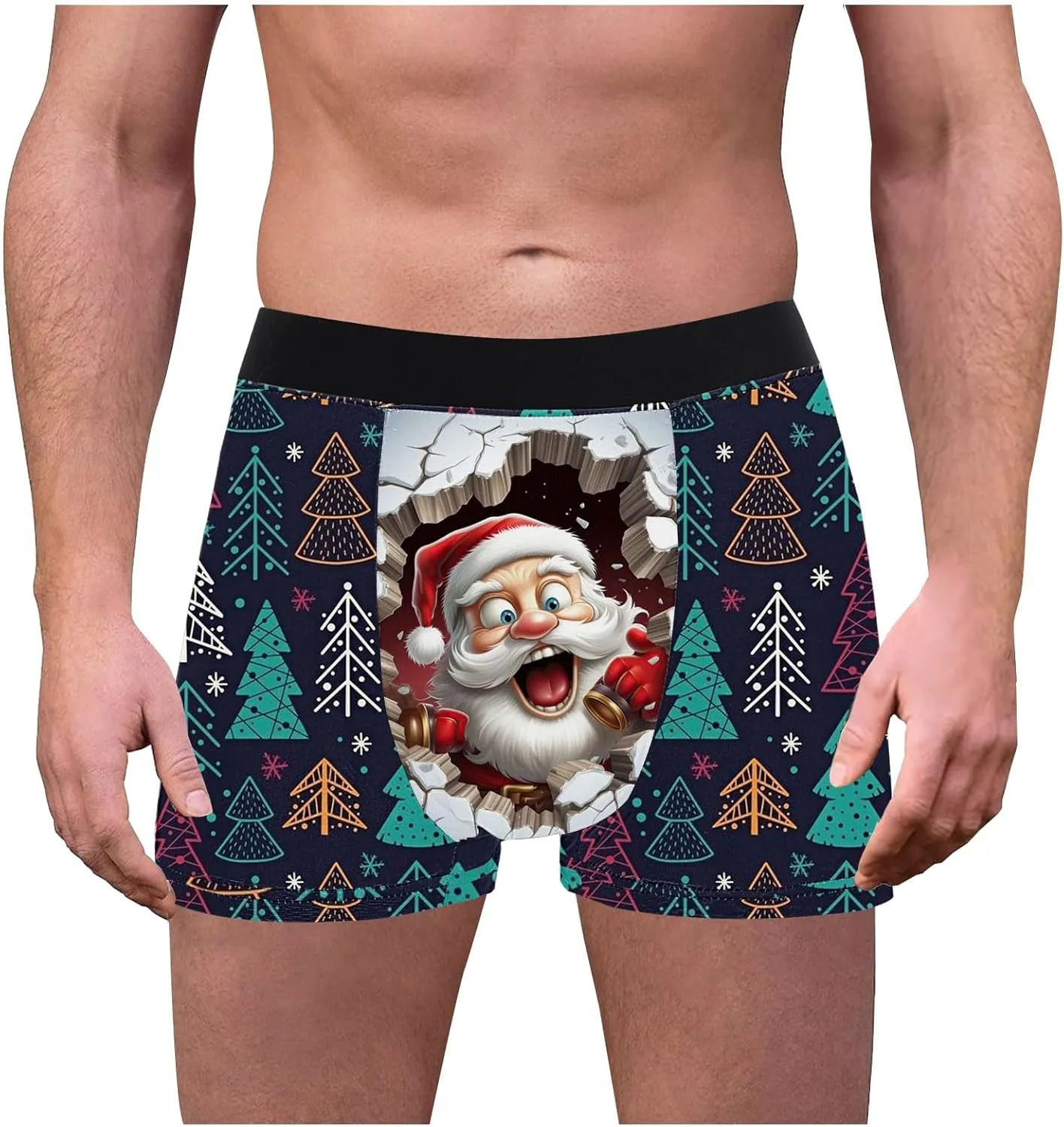 Mens Silk Underwear Pure Cotton Grapheness Pants Personality Mid Waist Underwear Men Clothes Men'S Boxer Briefs