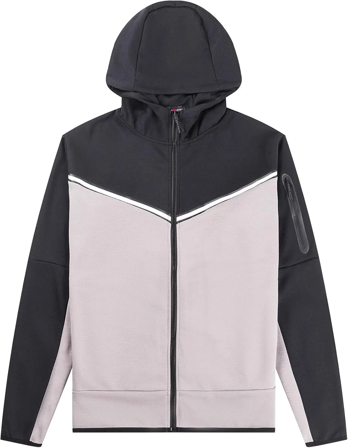 Men's Tracksuits Sweatsuits For Men Hooded Tracksuit Sweatsuit Long Sleeve Full-Zip Jogging Sweatpants 2 Piece