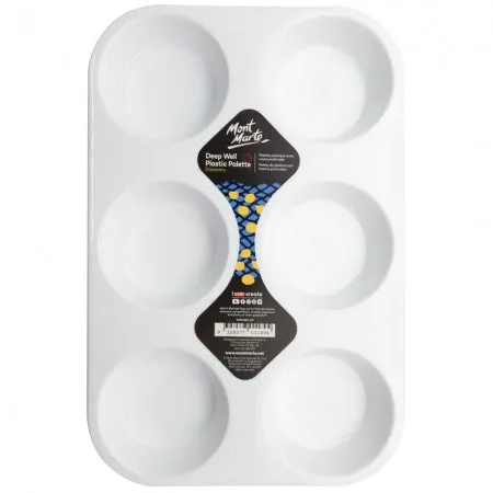 MM Deep Well Plastic Palette - 6 Holes