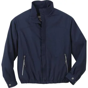 North End Men's Midnight Navy Bomber Micro Twill Jacket
