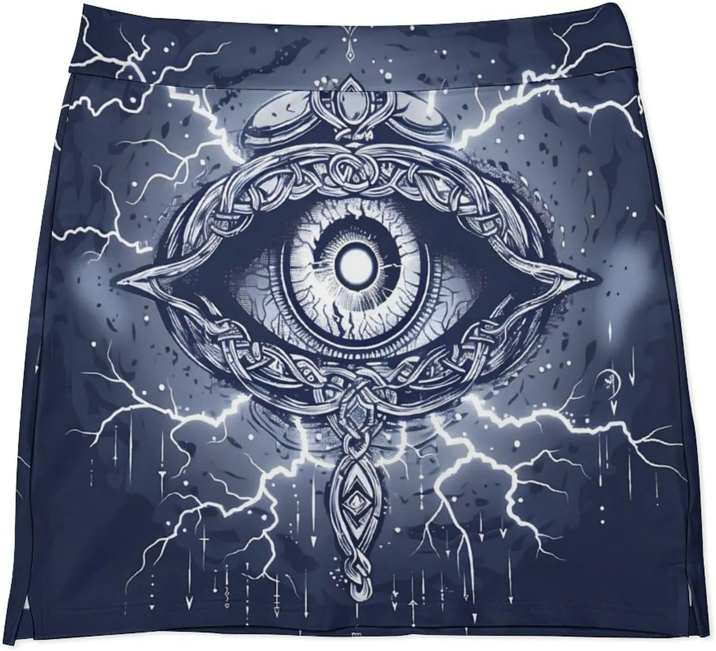 Odin's Eye Women's Skort Athletic Skirt Golf Skorts A-line Skirts with Built-in Shorts Pockets