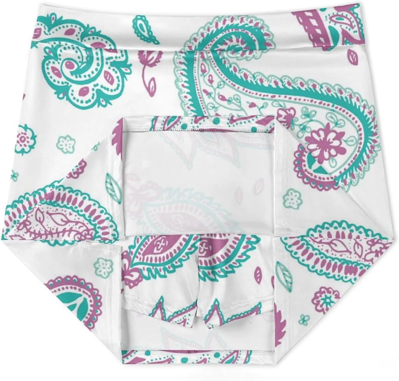 Paisley Pattern Women's Skort Athletic Skirt Golf Skorts A-line Skirts with Built-in Shorts Pockets