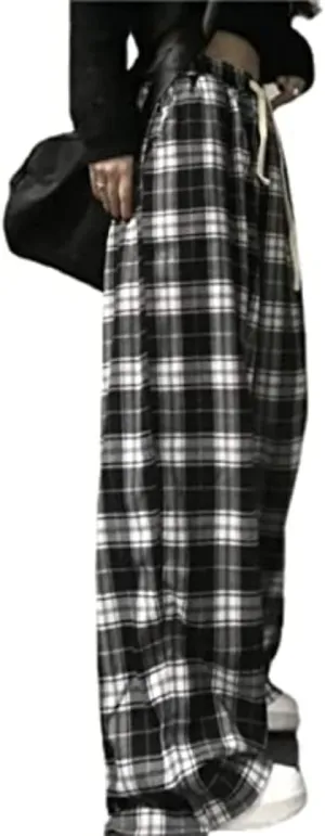 Plaid Women's Goth Baggy Alt Clothing Pants