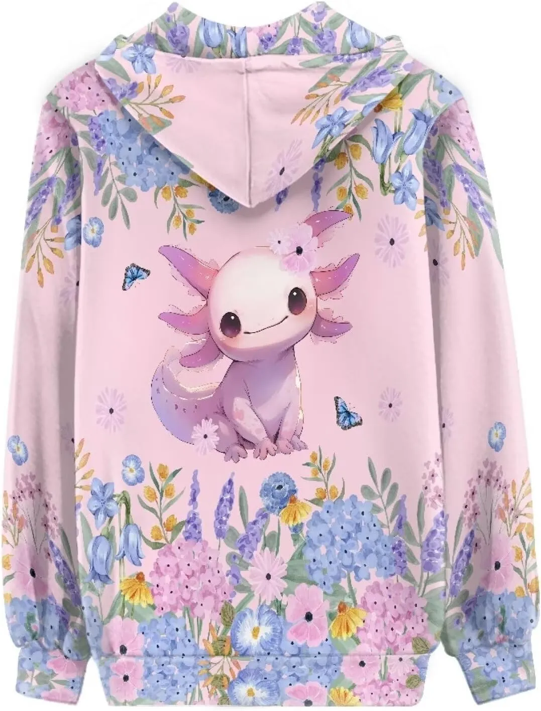 Poceacles Hoodies for Women Zip Up Jacket Coat Long Sleeve Shirt Hooded Cardigan Sweatshirt Fall Outfits Streetwear