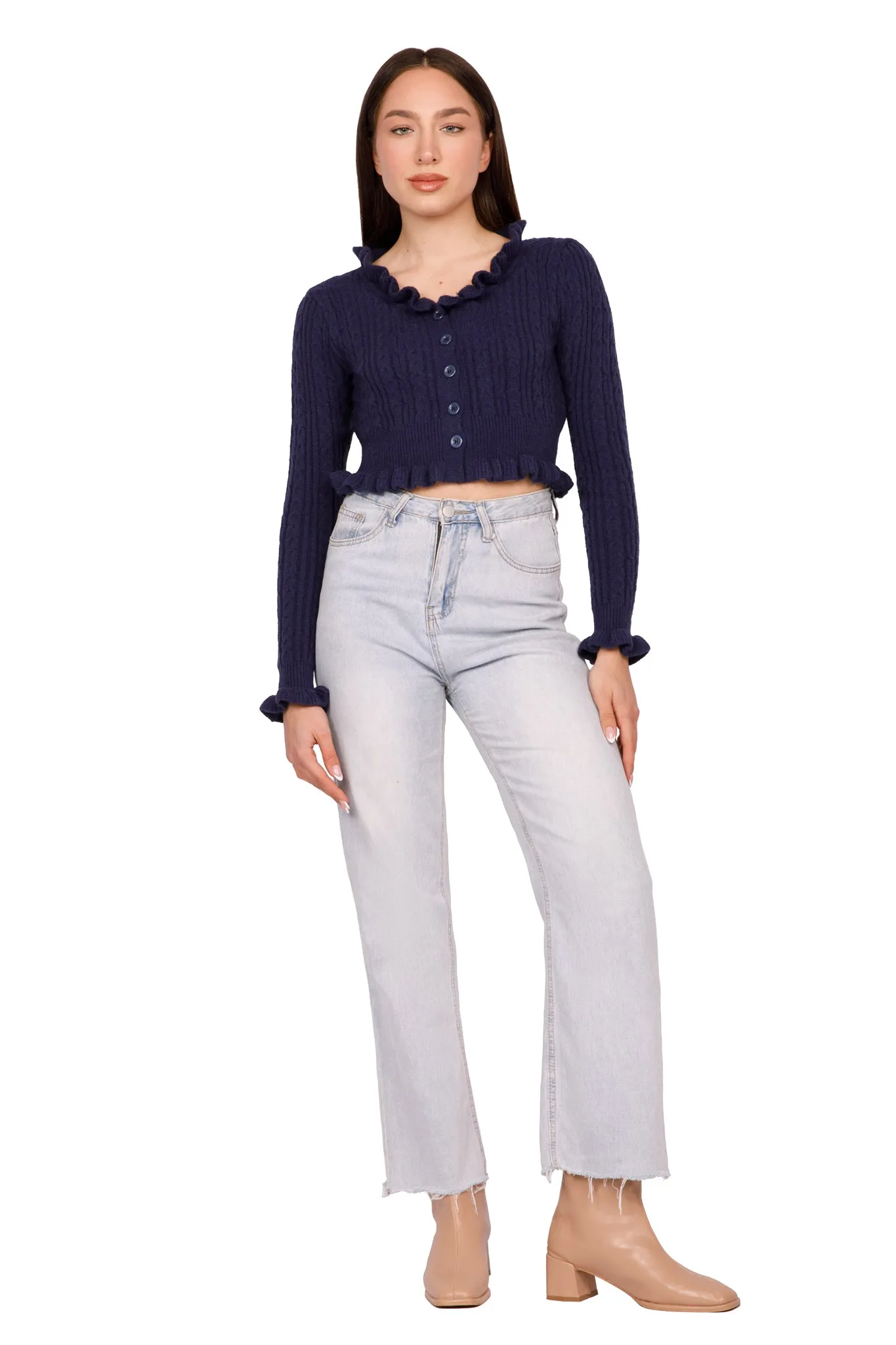 RUFFLED JUMPER