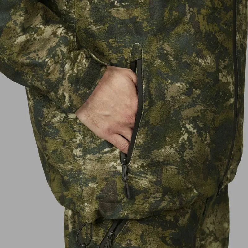 Seeland Avail Camo Mens SEETEX Waterproof Jacket - InVis Green