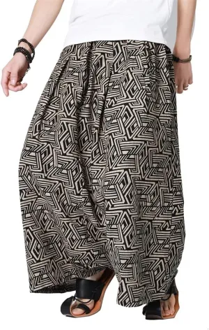 Seidarise Men's Harem Pants Hip hop Joggers Baggy Wide Leg Pants Casual Harem Linen Japanese Yoga