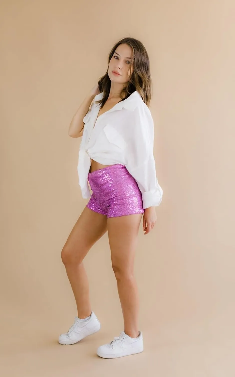 Sequin Hot Pant Short