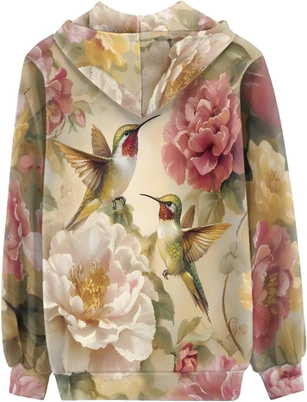 Showudesigns XS-5XL Zip Up Hoodie for Women Sweatshirt Pullover