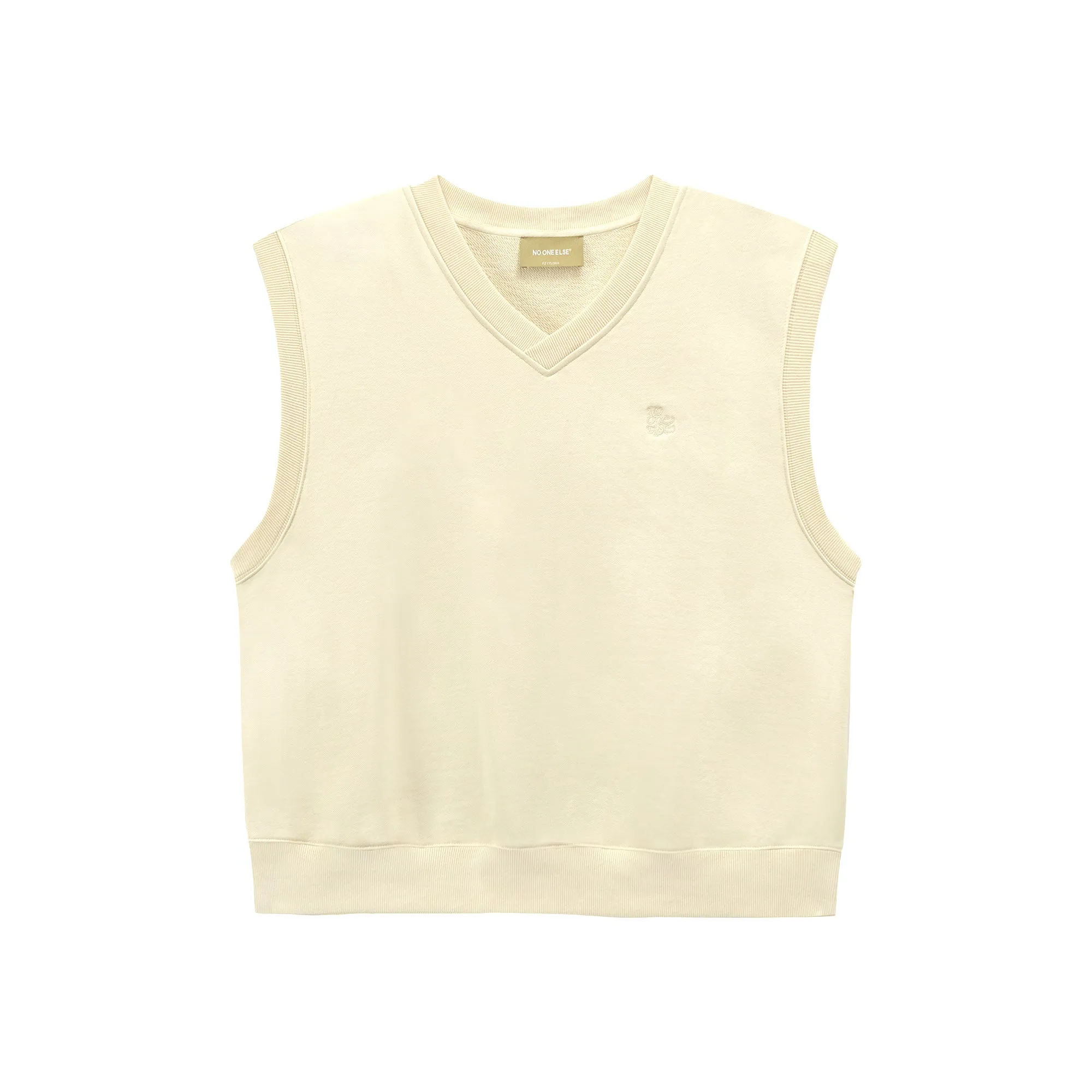 Simple V-Neck Sweater Vest