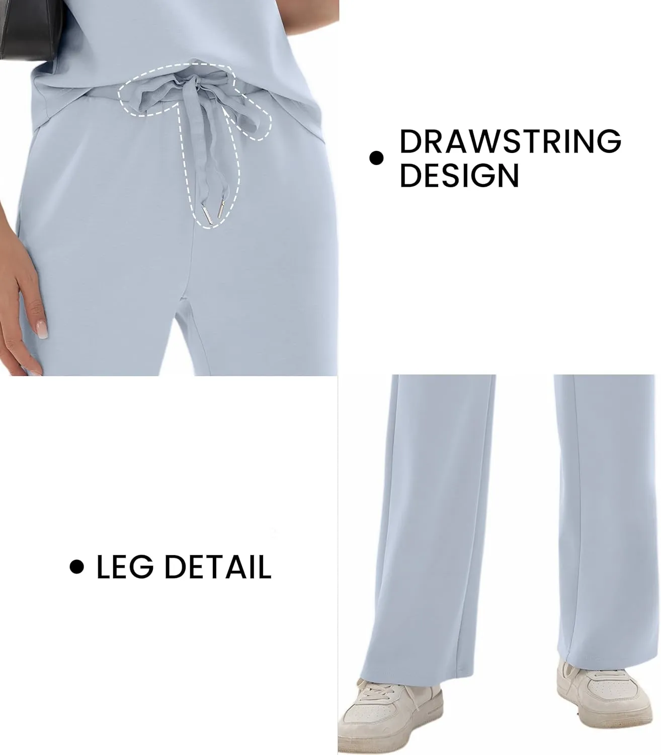 Sixstar Women 2 Piece Outfits Lounge Sets Casual Sleeveless Summer V-Neck Dressy Collared Tracksuit Lounge