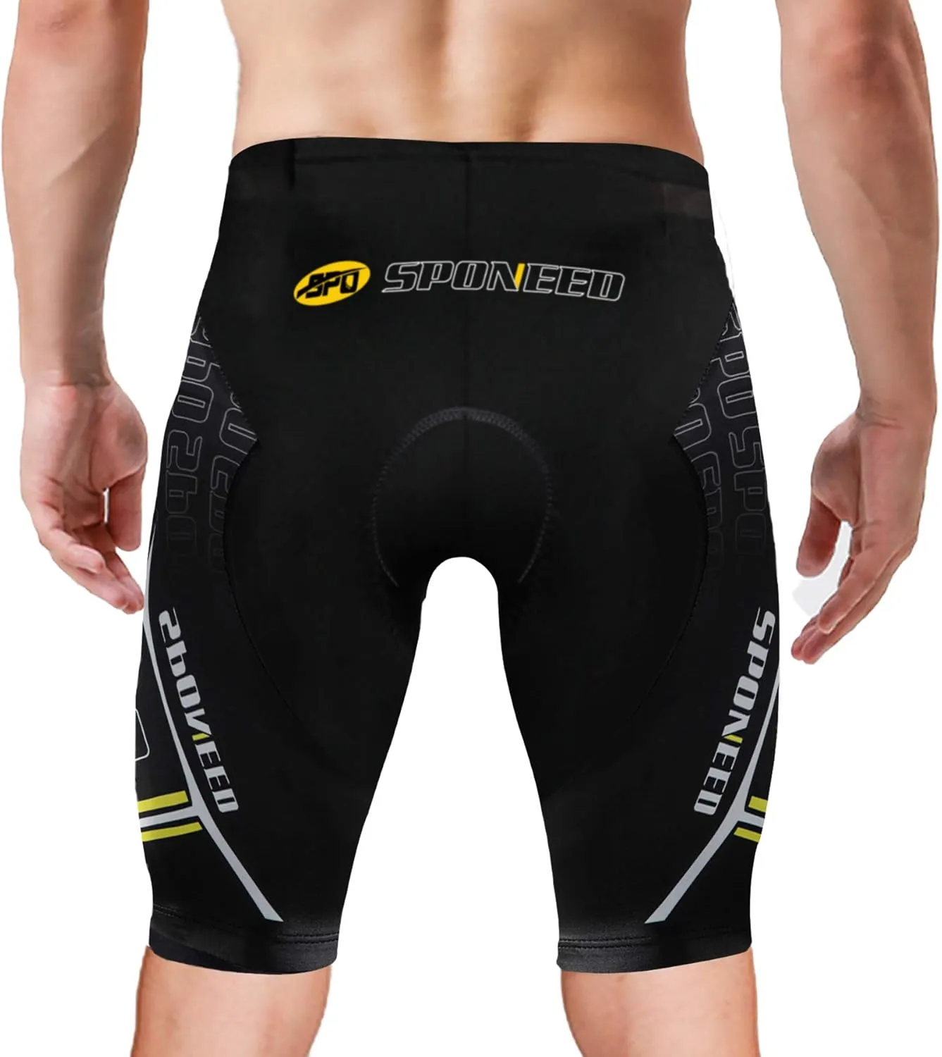 sponeed Men's Cycling Padded Shorts Men Bike Short Pants Cycle Spandex Tights Biking Wear
