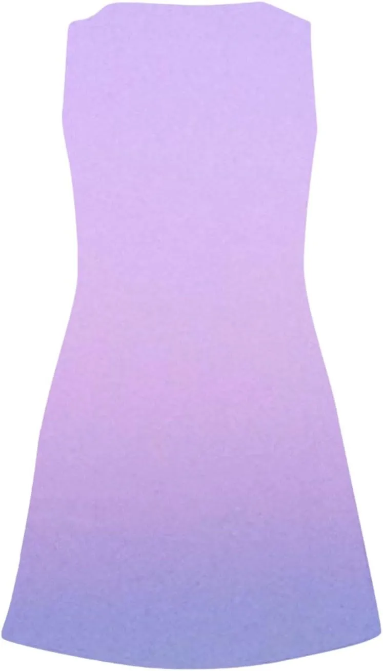 Summer Dresses for Women 2025 Casual Loose V Neck Sleeveless Sundresses Boho Tank Hawaiian Beach Dresses with Pockets